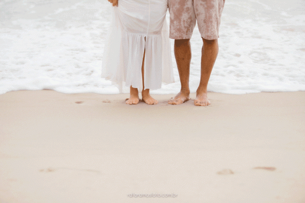 Ensaio de casal na praia | Ensaio pré wedding na praia
