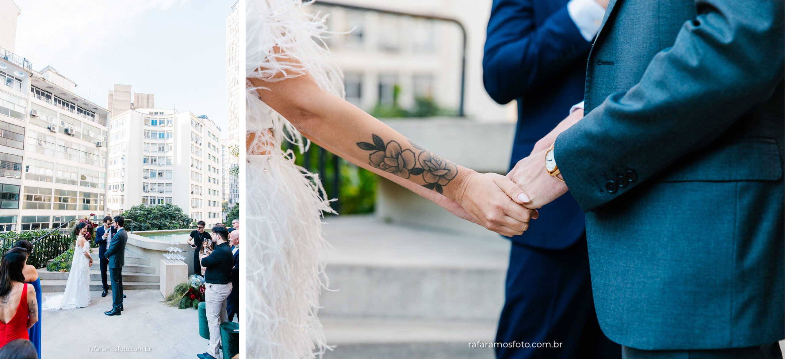 Cerimônia de casamento no Parador Renata fotografia em estilo fashion wedding