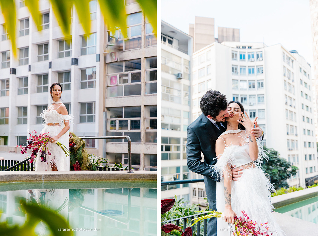 Cerimônia de casamento no Parador Renata fotografia em estilo fashion wedding