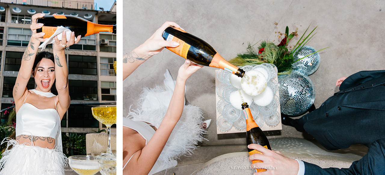 Cerimônia de casamento no Parador Renata fotografia em estilo fashion wedding
