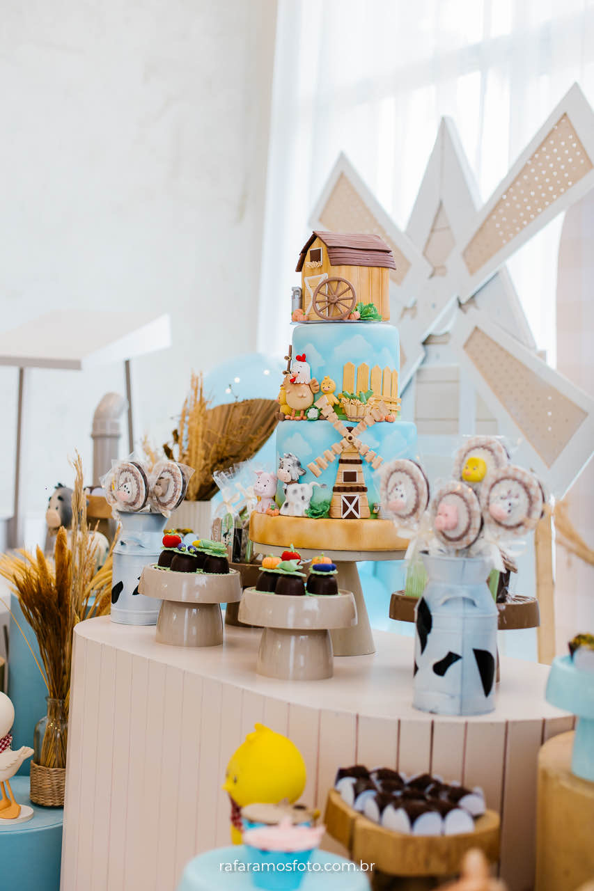  festa de 1 ano em casa tema fazendinha pelo fotografo de aniversario na vila romana