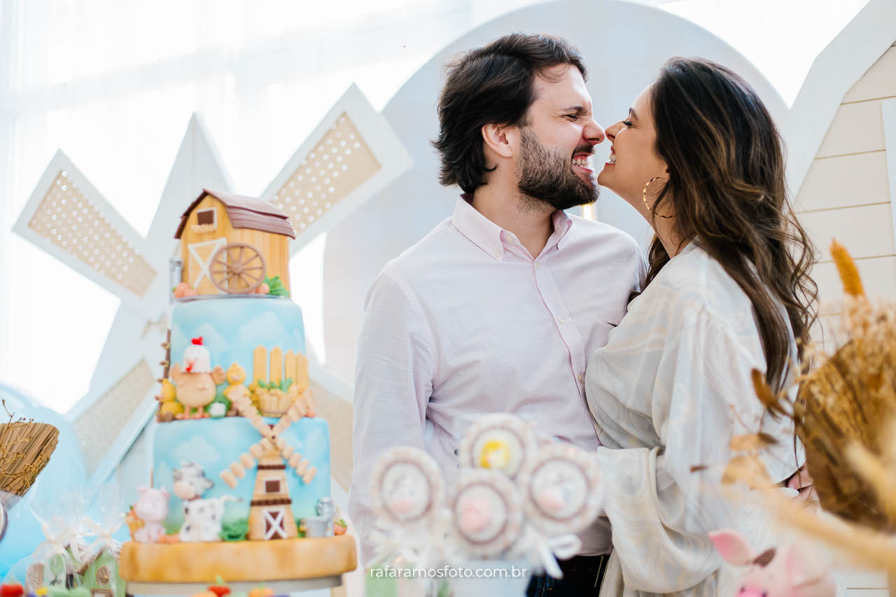  festa de 1 ano em casa tema fazendinha pelo fotografo de aniversario na vila romana