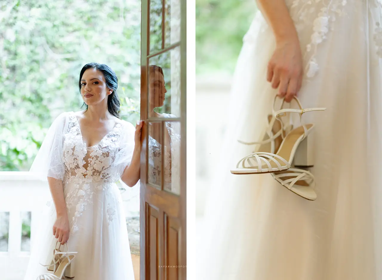 Noiva se preparando para casamento intimista em São Paulo