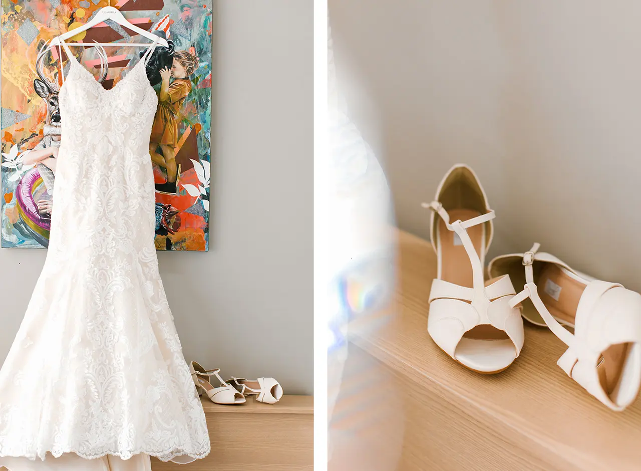 noiva se preparando no making of do casamento no Celeiro Quintal em São Paulo com luz natural suave e clima intimista