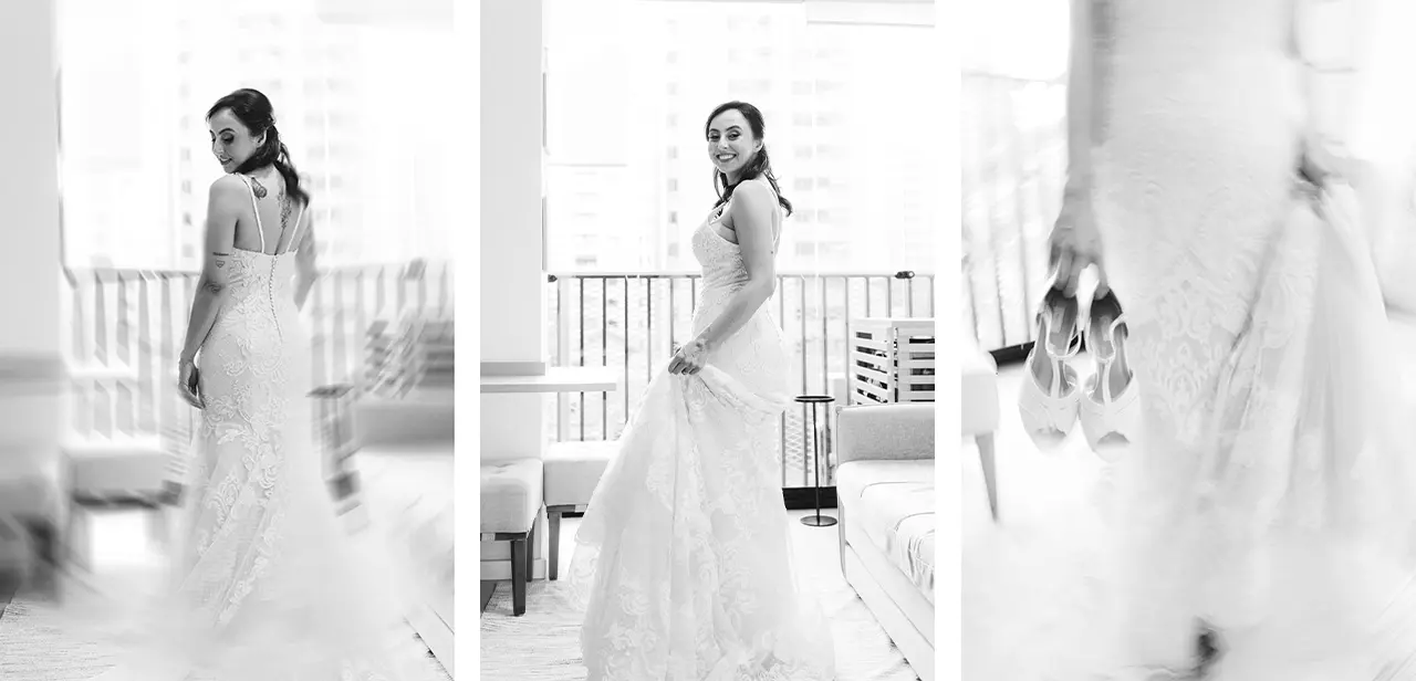 ambiente do making of da noiva no casamento no Celeiro Quintal com cenário natural e acolhedor