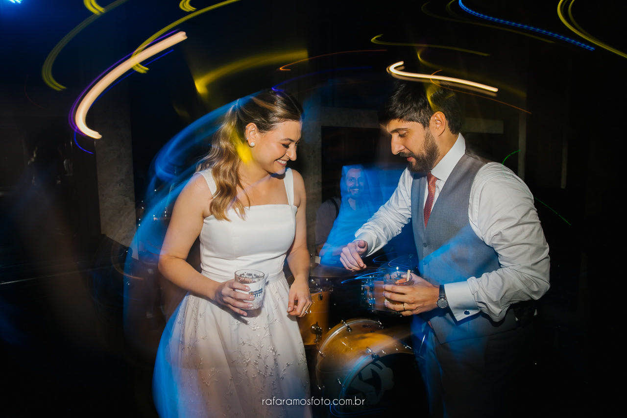 encerramento da festa de casamento no Iate Clube de Santos em São Paulo